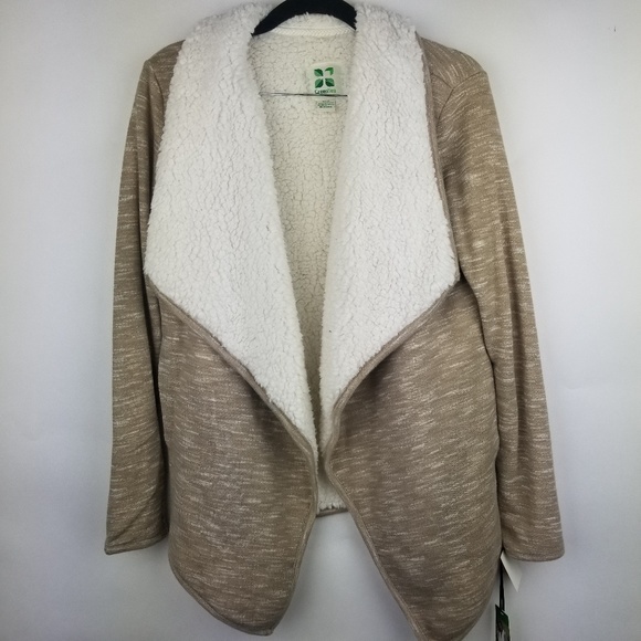 GreenTea Jackets & Blazers - NEW Green Tea SZ S khaki lined jacket
